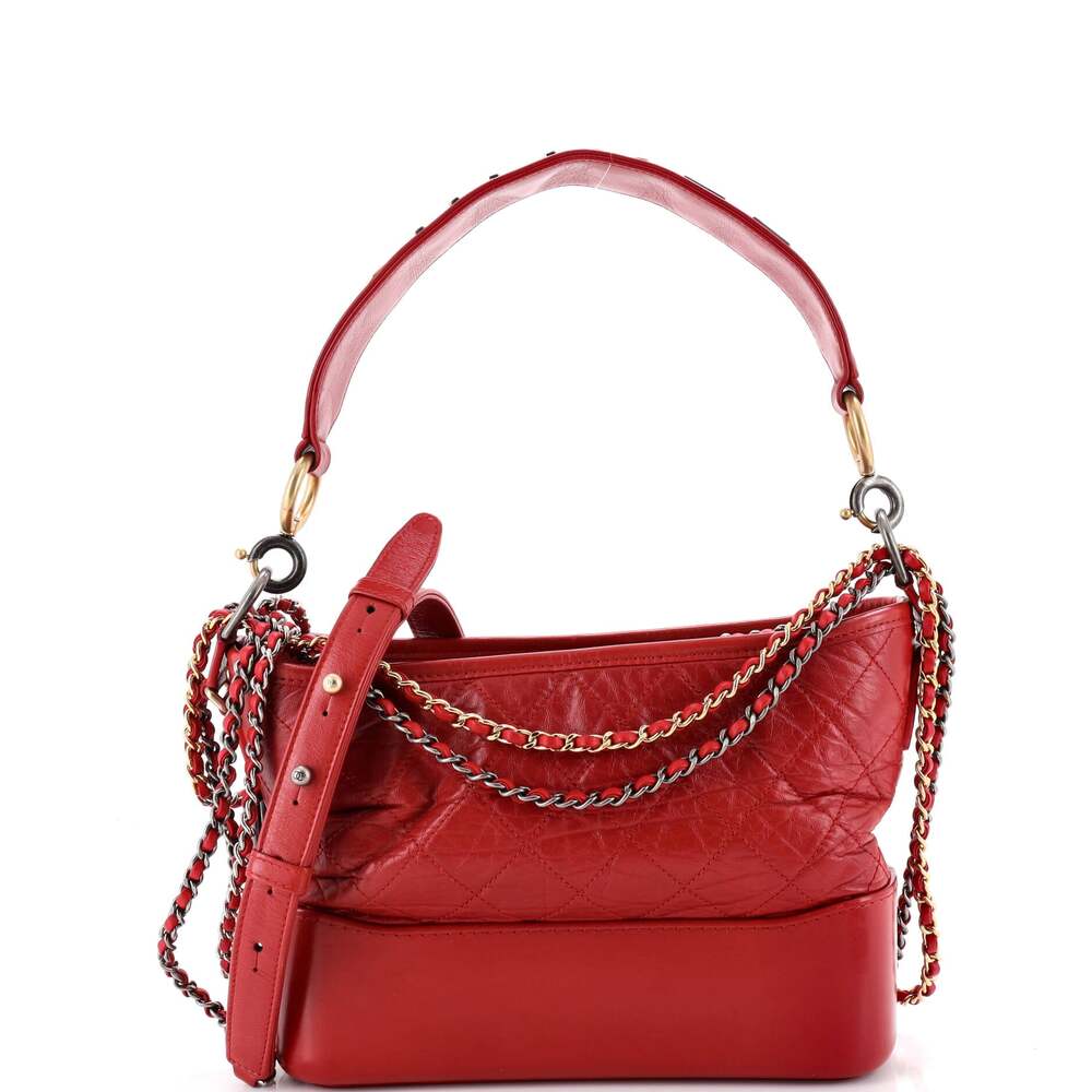 Chanel Gabrielle Hobo With Logo Handle #259688C33B
